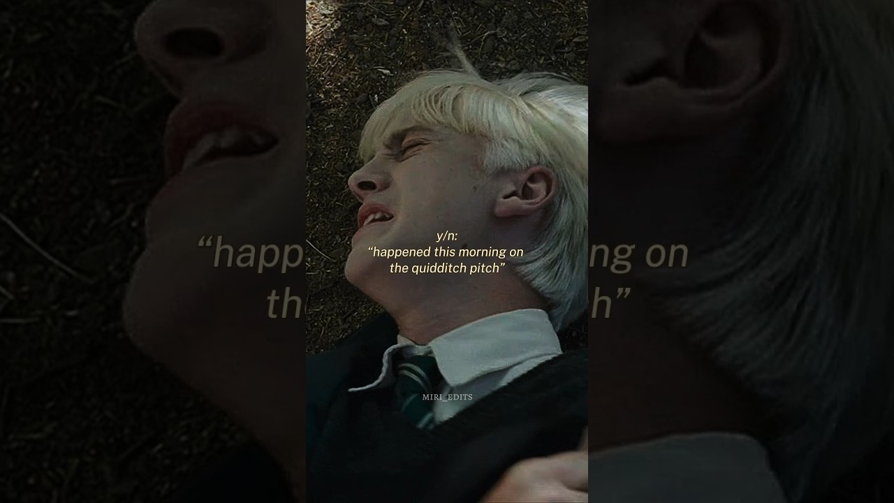 Y/n and the Slytherin Gang ||#pov draco was knocked off of his broom ||#shorts #mattheo #draco #edit