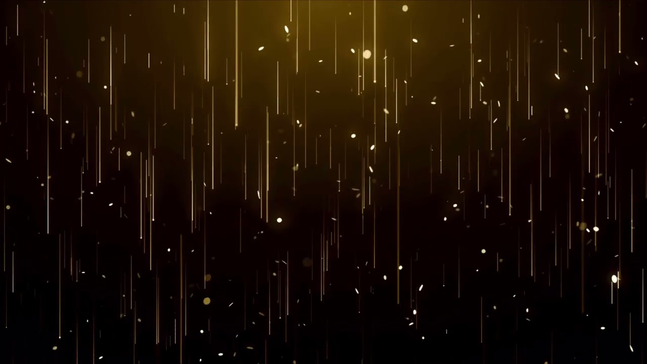 Falling Star | Gold Glitter | Background | Screensaver