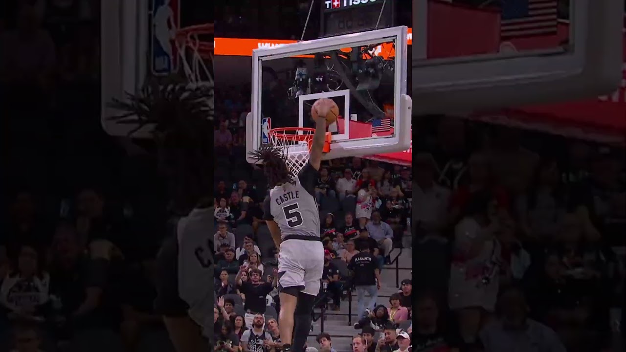 STEPH SAID WATCH THIS 😤#spurs #nba #stephoncastle 📺 FanDuelSN SW, Prime