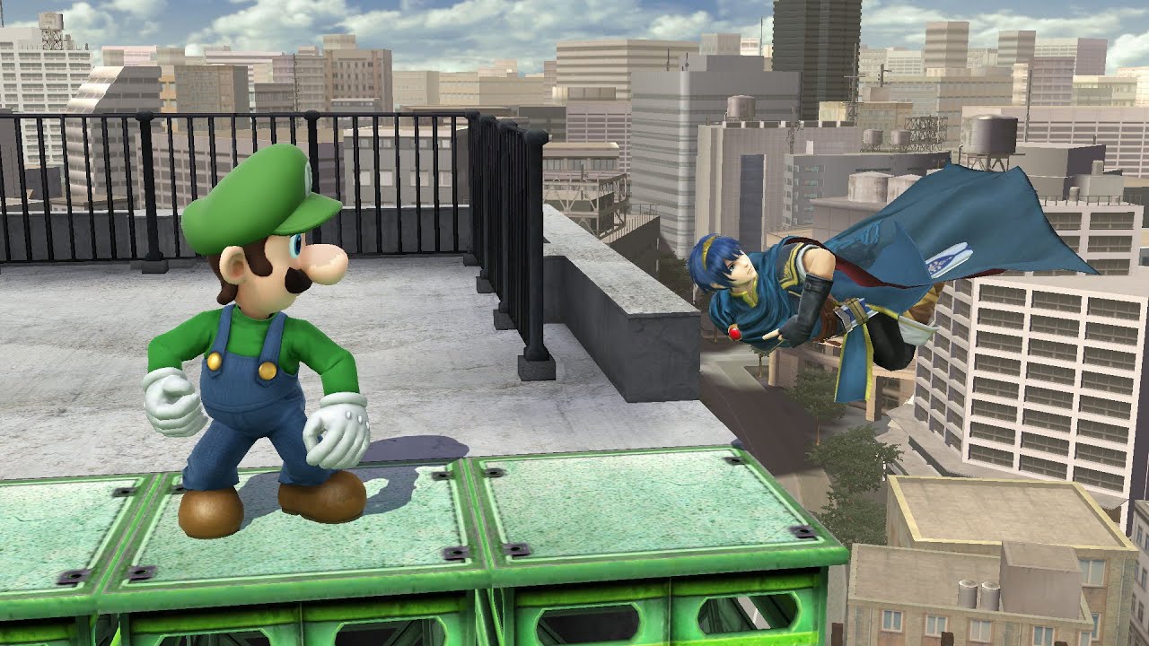 Smash 4 - Luigi wins against every level nine CPU by doing absolutely nothing