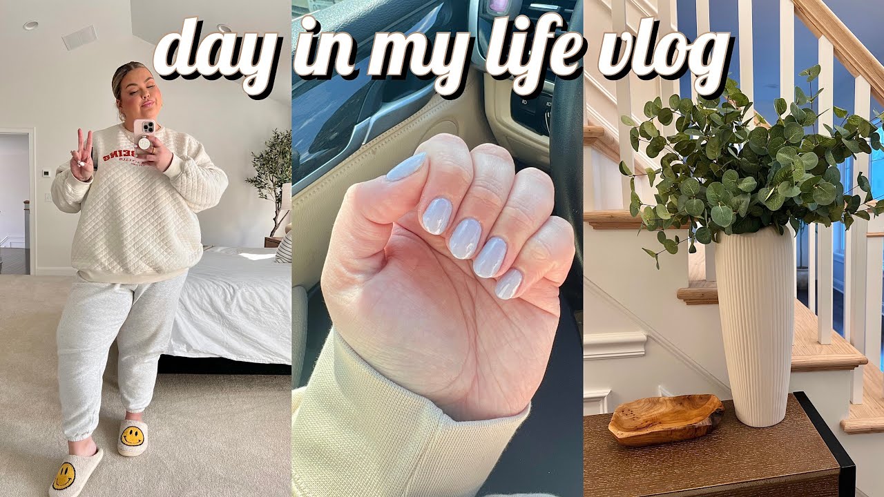 NAIL APPT, HOME PROJECTS + BACK ON PELOTON | VLOG