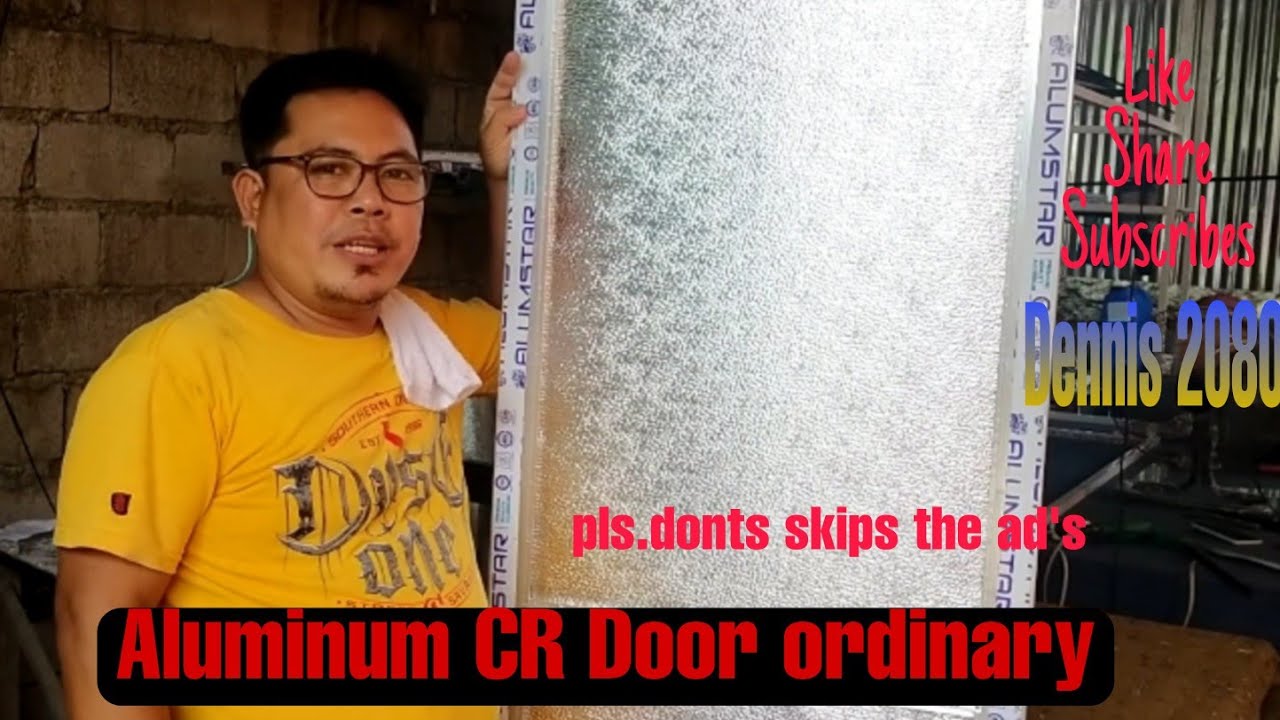 How to Assemble aluminum CR Door (ordinary) 