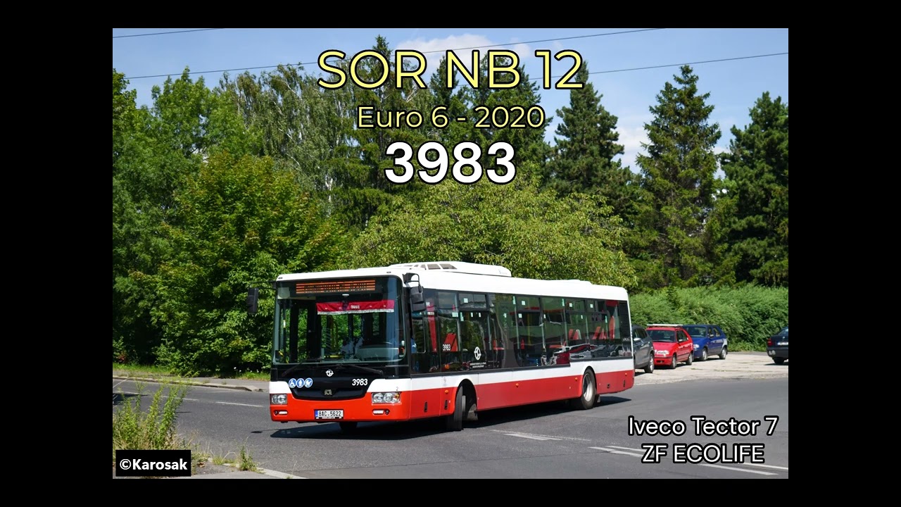[AUDIO] SOR NB 12 Euro 6, ev. č. 3983, linka 158