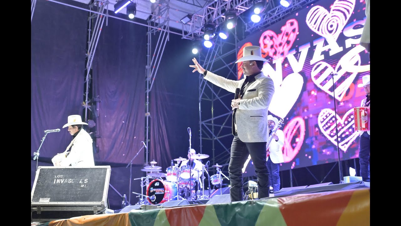 LOS INVASORES DE NUEVO LEON CONCIERTO COMPLETO PABELLON DE ARTEAGA AGUASCALIENTES 2024.