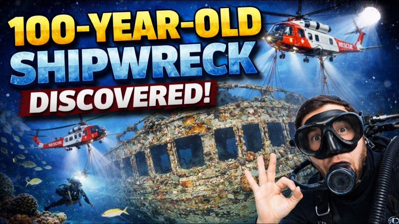 A shipwreck hidden for 100 years-finally discovered deep underwater