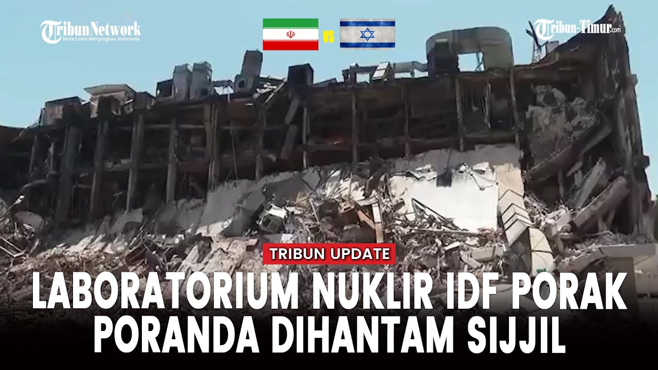 Laboratorium Nuklir Weizmann Hancur Diserang Rudal Iran, Video Rekamannya Beredar
