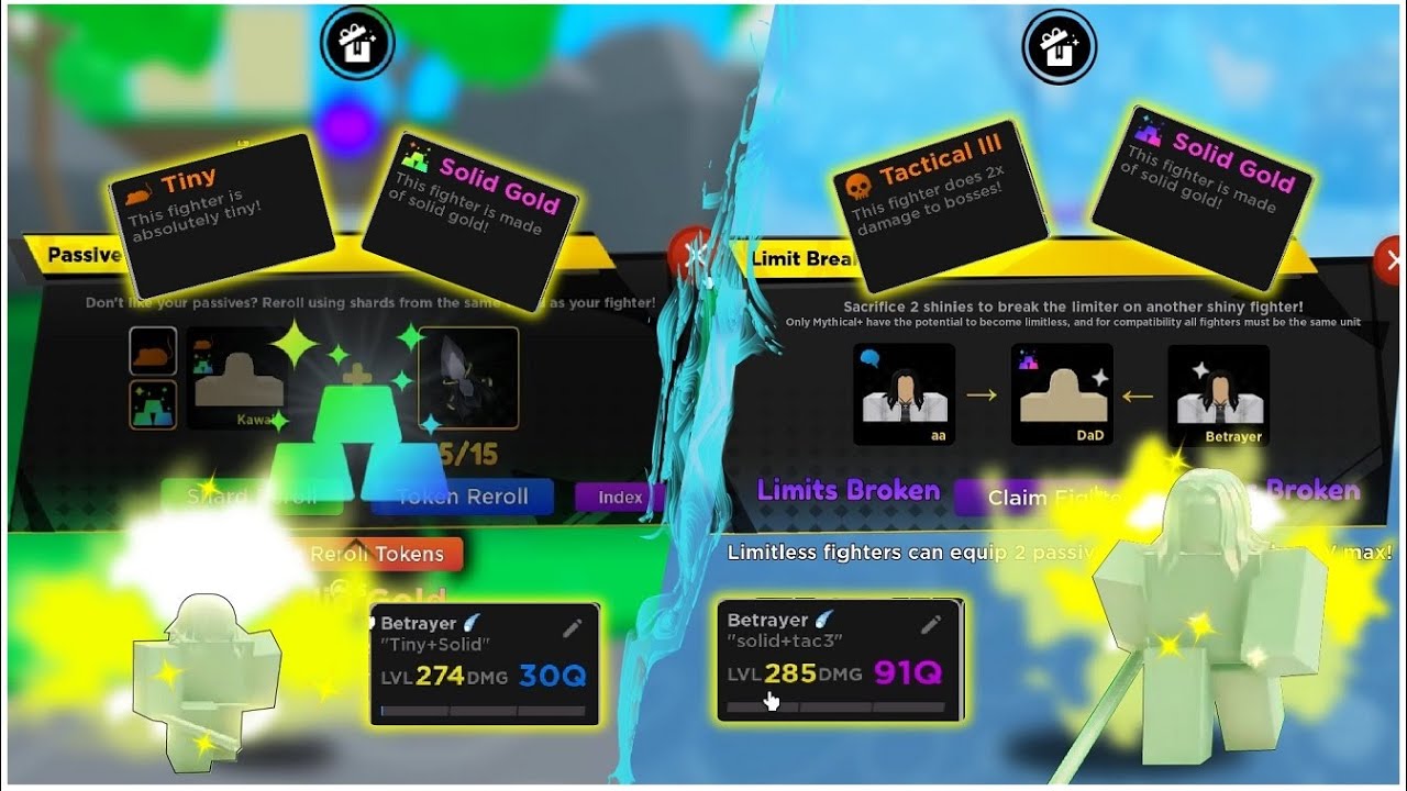 Twins Limitless Shiny Secret [ BETRAYER ] With Passive Solid Gold + ??? | Anime Fighters Simulator