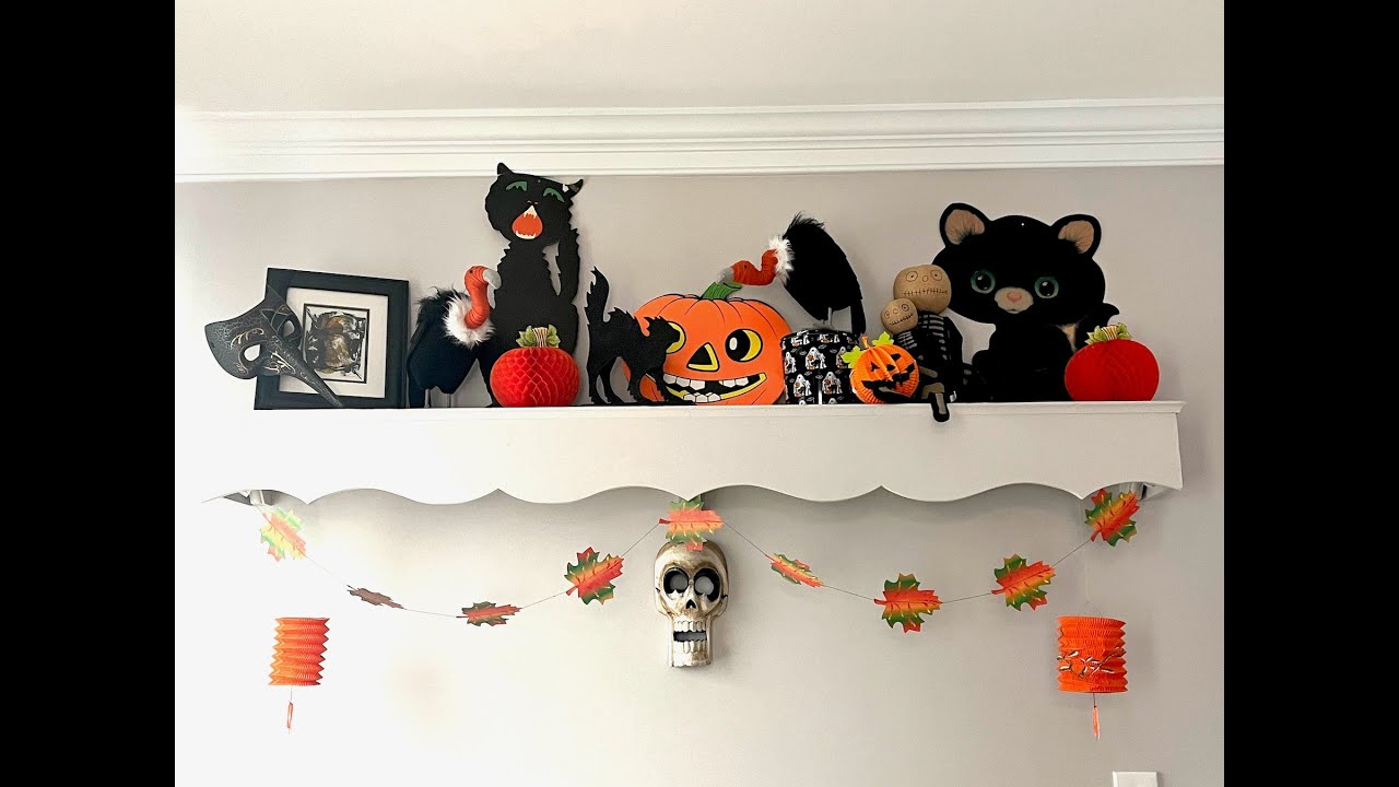 Vintage Halloween Decorations House Tour 2022!