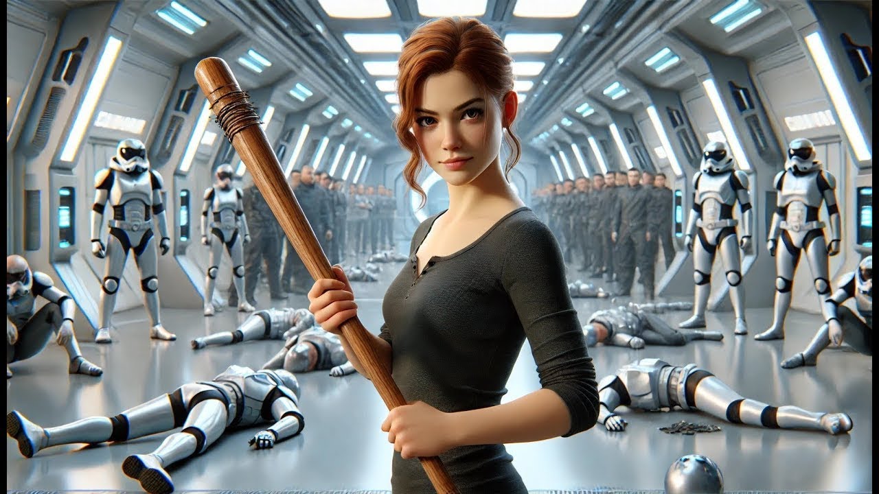 Lidská bojovnice s holí porazí galaktickou akademii | Sci-fi příběh