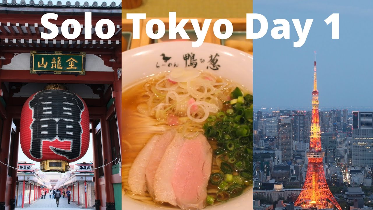 Solo Tokyo Day 1 | Visiting Sensoji Temple and Tokyo City View | Ramen and Unadon in Ueno | Vlog 2