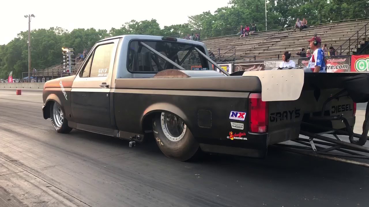Quickest 7.3 Powerstroke 1/8th mile pass 5.01@142.81mph