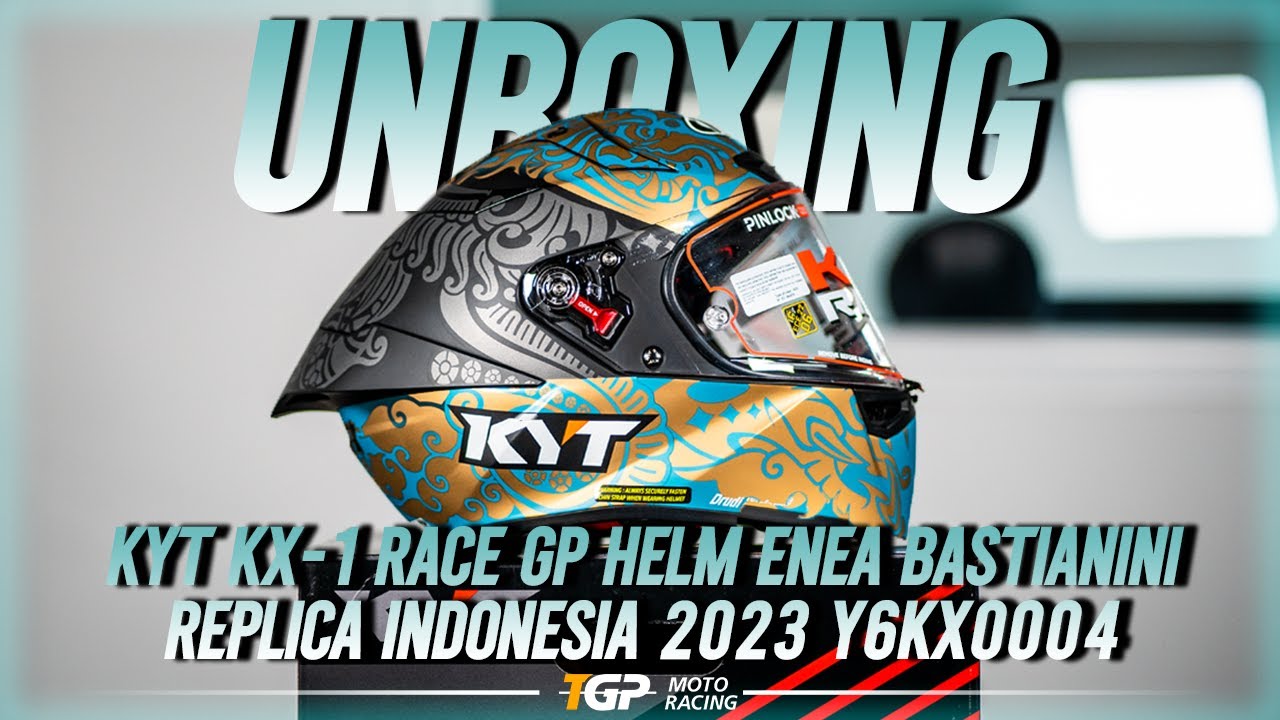 KYT KX-1 Race GP Helmet Enea Bastianini Replica Indonesia 2023 Y6KX0004 | Unboxing | TGP MotoRacing