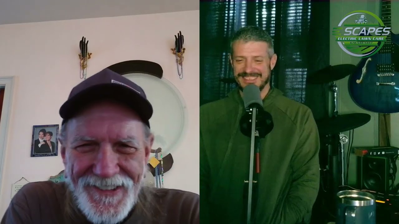 Clip from learning to E-scape; Kenny's first surf guitar lesson.