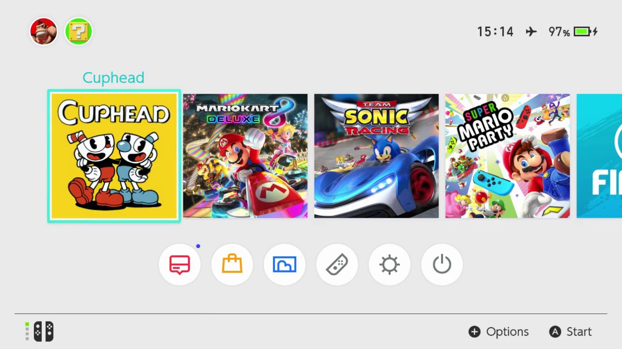 Cuphead Nintendo Switch Gameplay