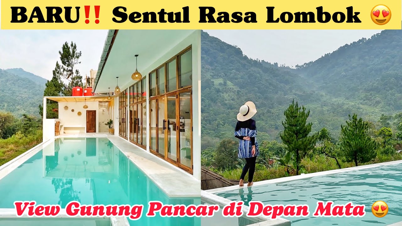 BARU‼️ Sentul Rasa Lombok 😍 View Gunung Persis di Depan Villa || MOUNTAINSIDE CABIN