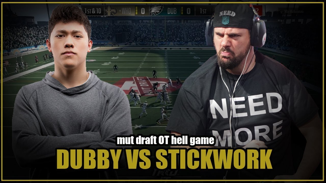 Madden 18 &mdash; Геймплей MUT Draft против StickWork!!! Эпичная игра в овертайме!