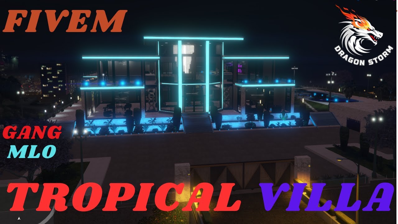 Fivem Gang Mansion  /  Mafia Mansion  / Tropical Villa