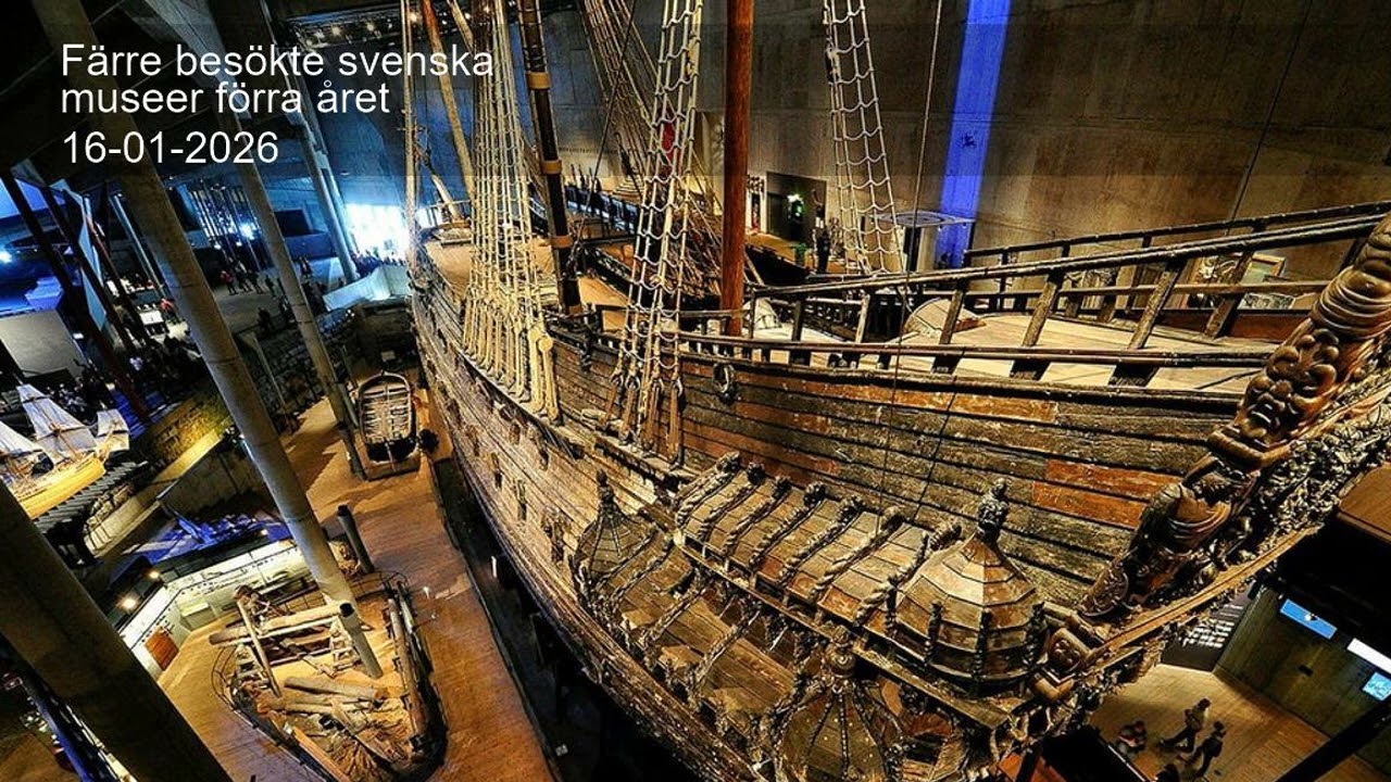 Färre besökte svenska museer förra året