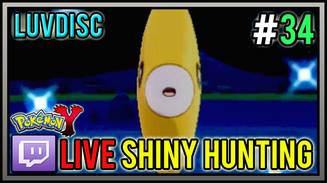 Live Shiny Luvdisc From Chain Fishing | Live Shiny Hunts #34 | Pokemon X and Y