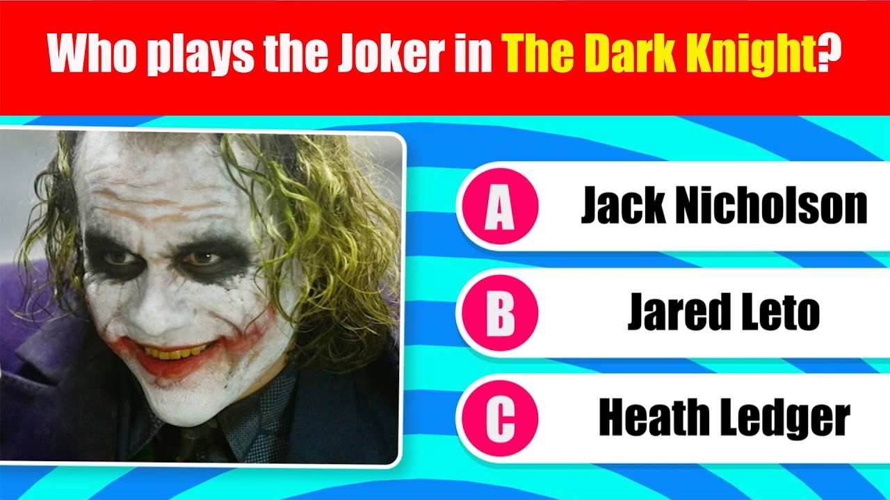 The Dark Knight Quiz