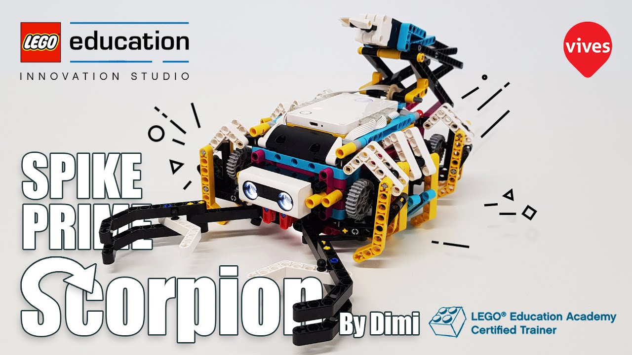 LEGO SPIKE Prime Scorpion, a hexapod walking robot