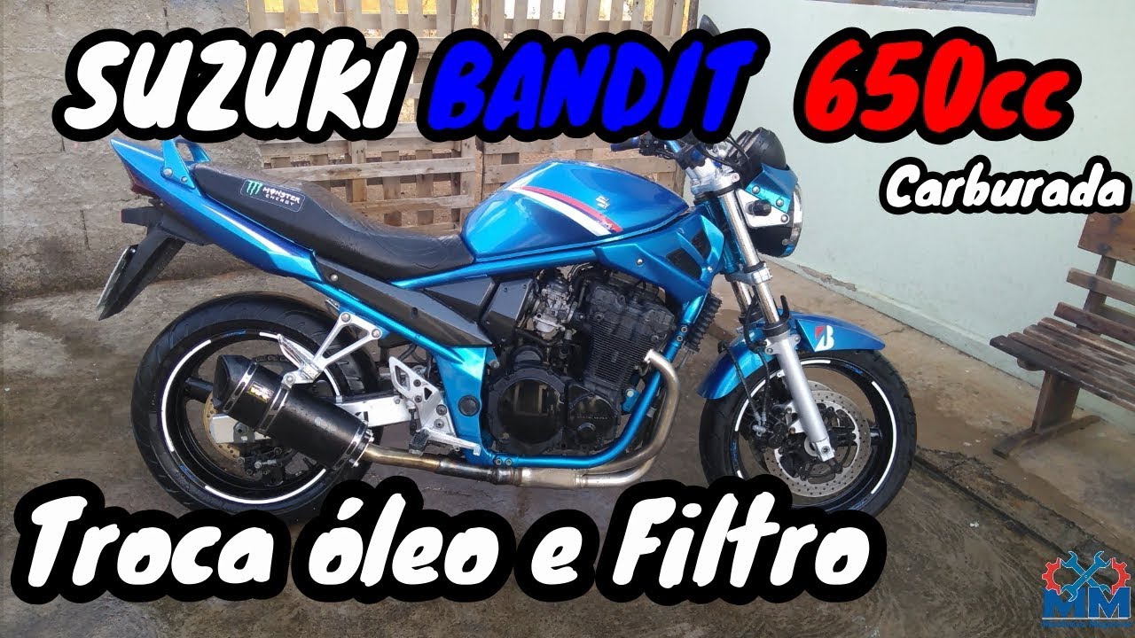 BANDIT 650 - Troca de Óleo e Filtro