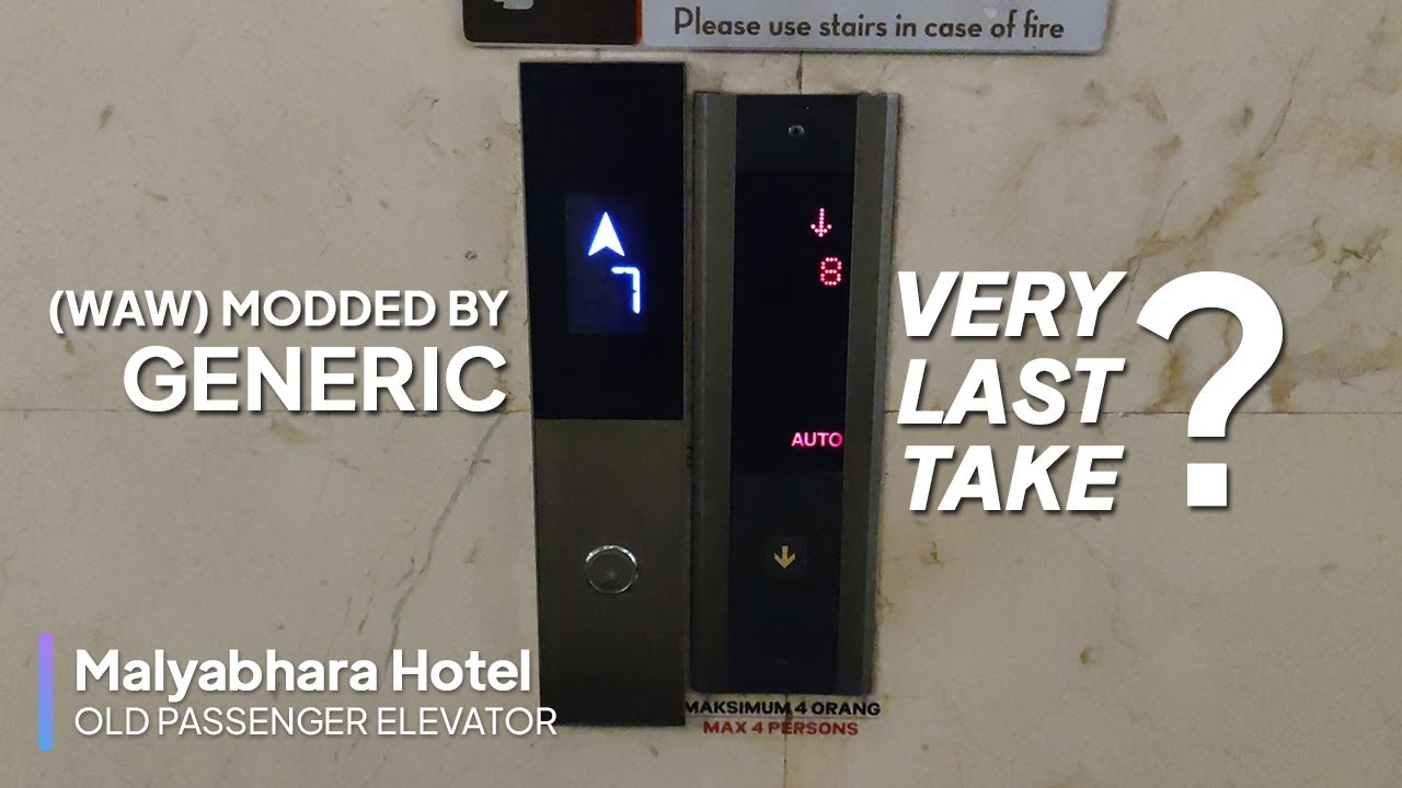 VERY LAST TAKE? | Old Hyundai Elevator - Malyabhara Hotel, Yogyakarta