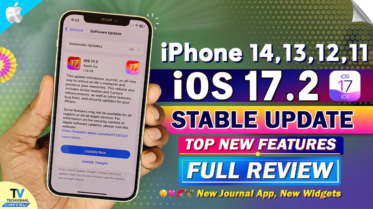 iOS 17.2 New Update Released TOP Hidden Features | iOS 17.2 New Features | iOS 17.2 iPhone 12 & 13