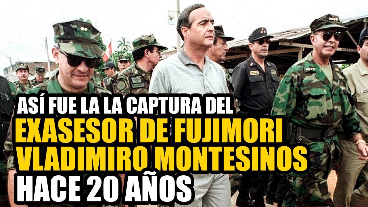 EL TRISTE FINAL DEL POL&Eacute;MICO VLADIMIRO MONTESINOS Y SU CAPTURA EN VENEZUELA