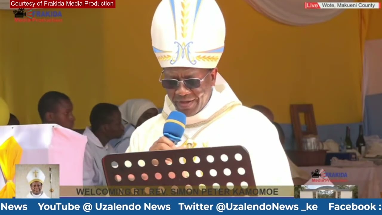 WOTE DIOCESE AUXILIARY BISHOP RT.REV. KAMOMOE MAIDEN ADDRESS DURING HIS WELCOMING CEREMONY