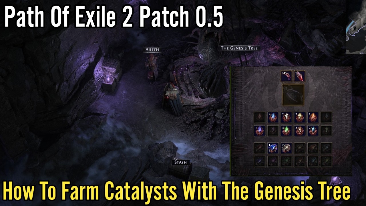 Path Of Exile 2 Patch 0.5, How To Farm Catalysts With The Genesis Tree Guide