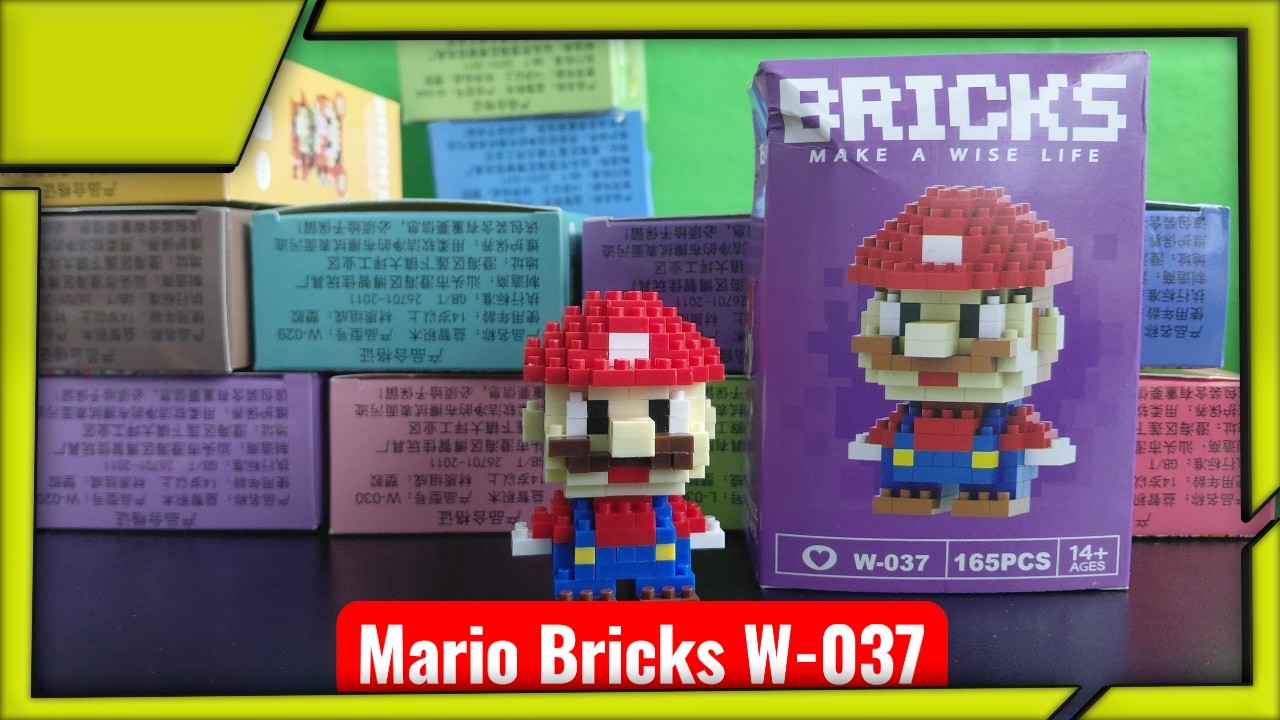 Mini Mario Bricks W-037 - Make A Wise life