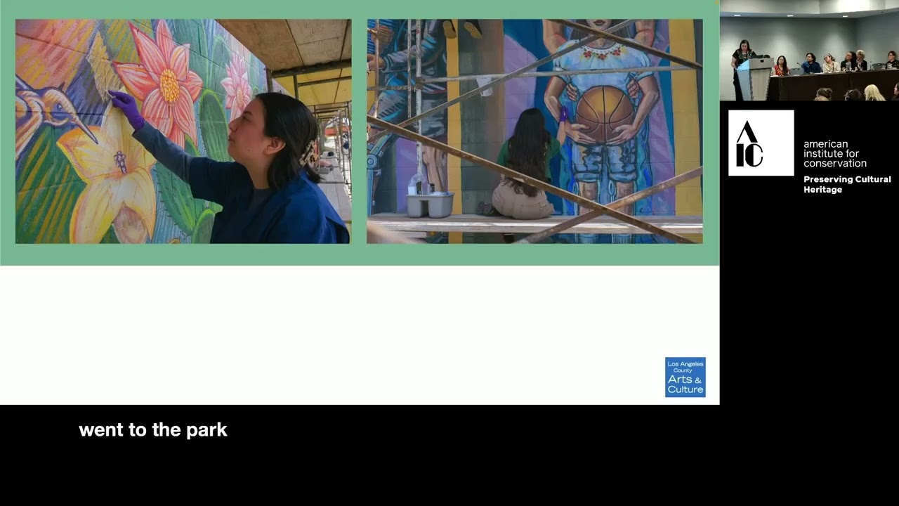 Community-Inclusive Public Art Conservation: Mural Conservation Apprenticeship Project