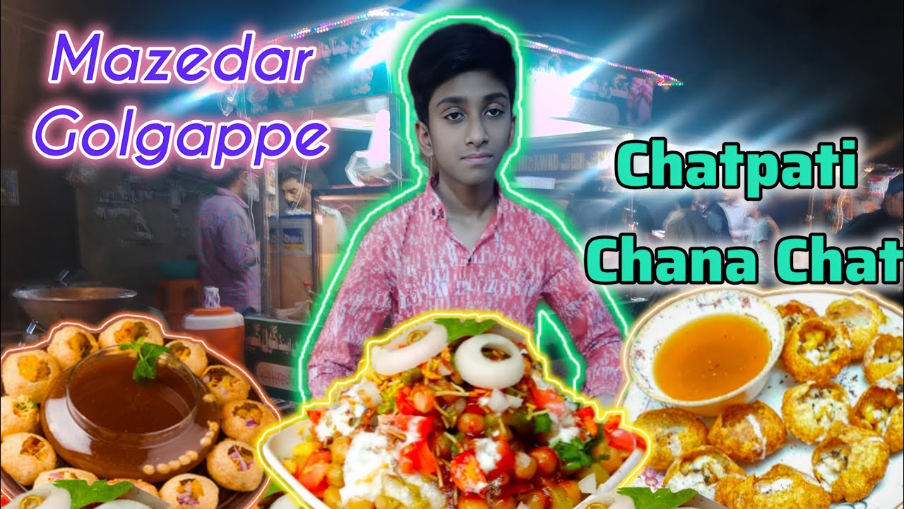 Best Golgappe 💥 || Chana Chat || At Shah Faisal Food Street 😱 Karachi || Syed Muhammed Shah 