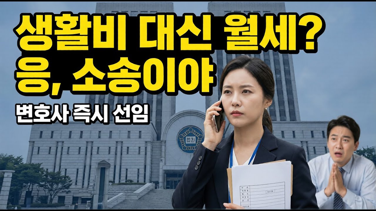 공동명의 내 아파트에 시누이 들이더니, "살게 해줬으니 월세 50만원 내"라는 남편 