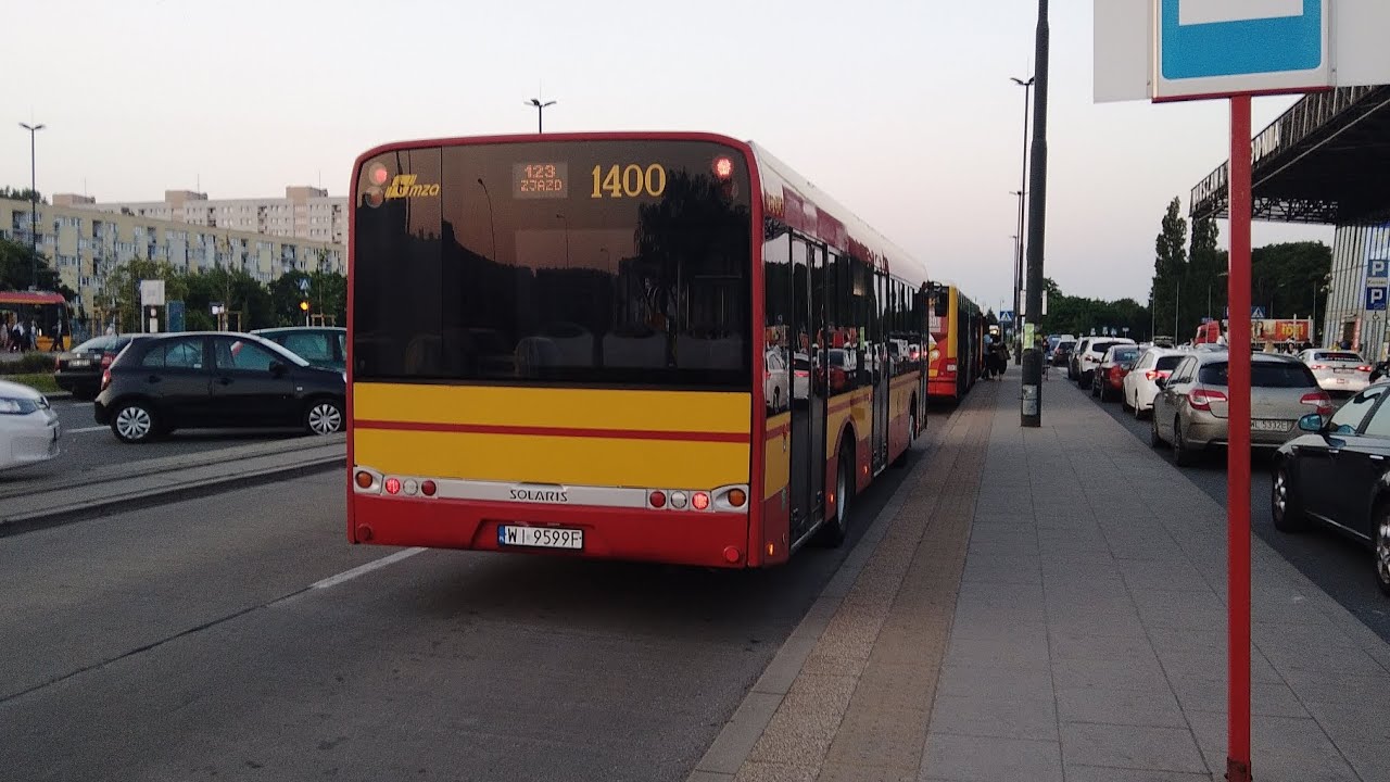 ↯ Solaris Urbino 12 III #1400 - MZA Warszawa [🚍123] 🎵ZF🎵 ↯