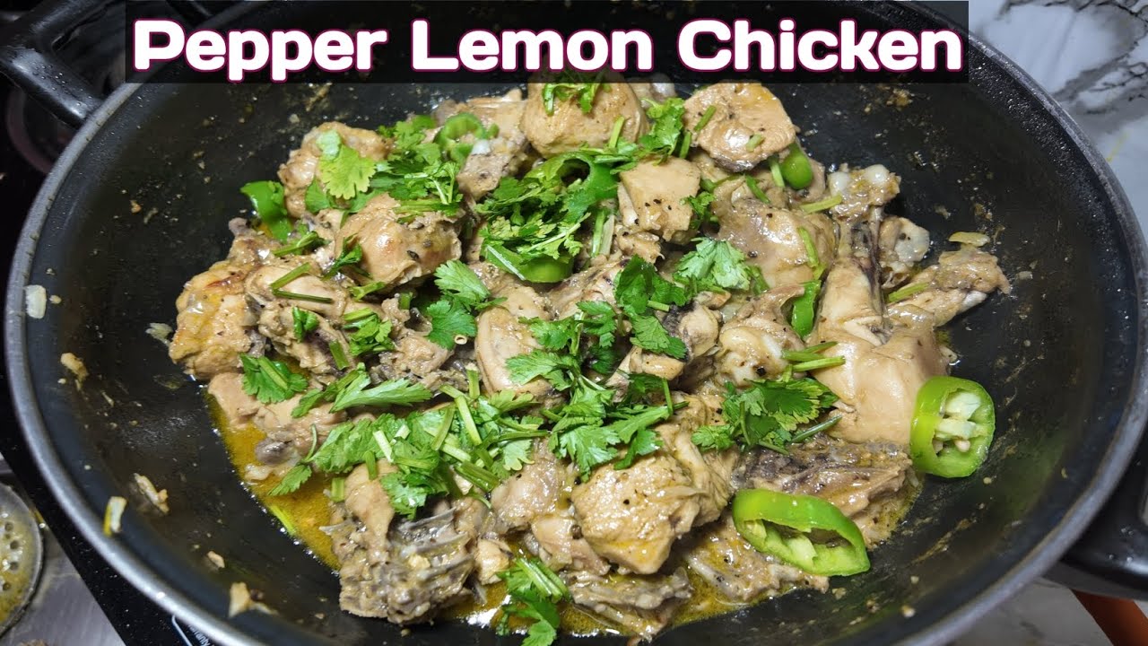Lemon Pepper Chicken |Best Chicken Starter Recipe In Hindi/urdu
