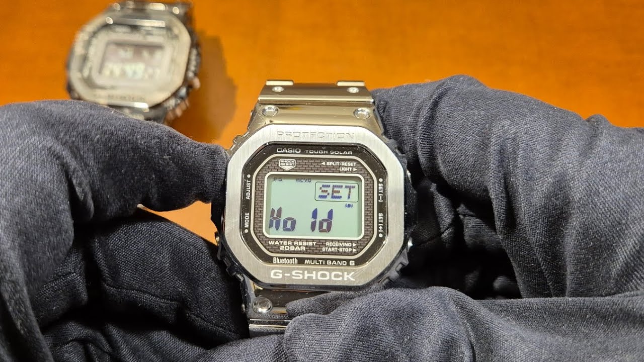Casio G-Shock GMW-B5000 - ustawienia zegarka [PL]