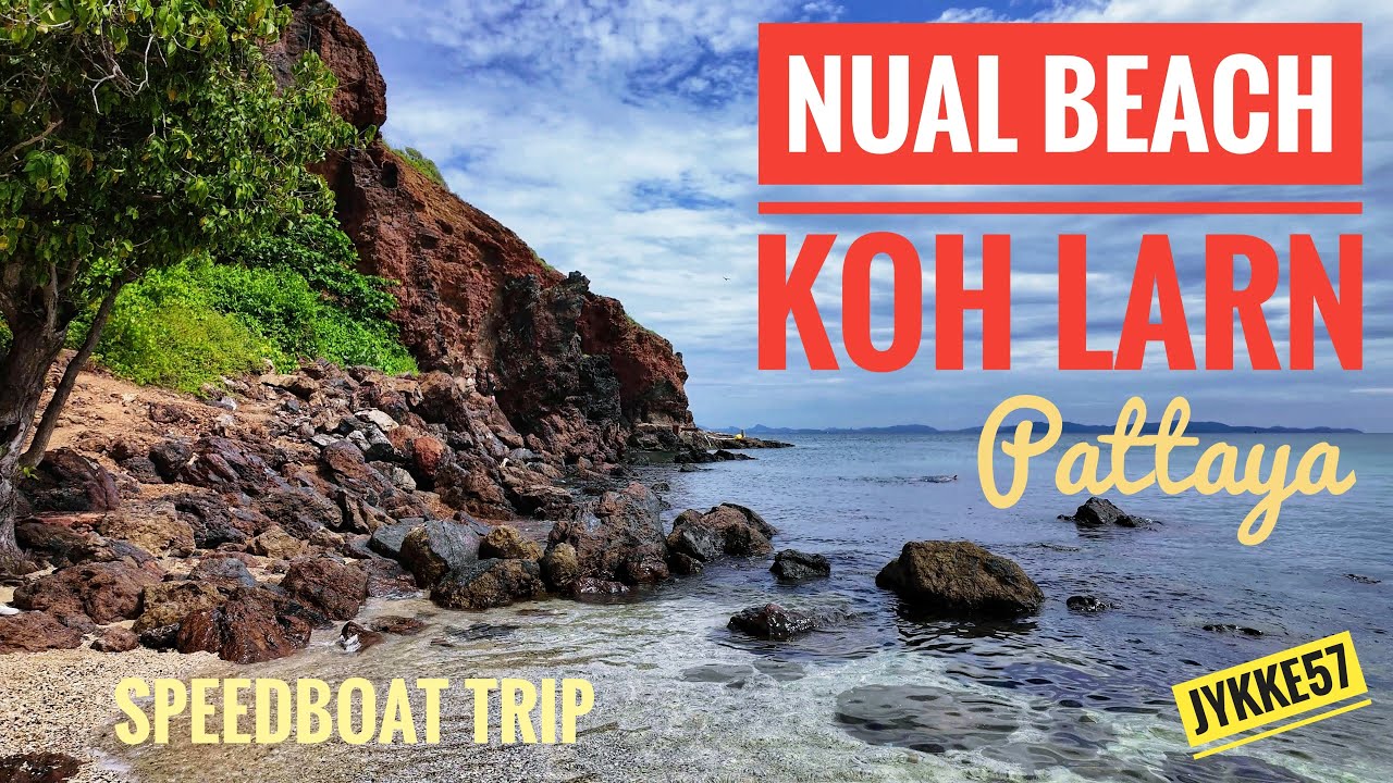 Pikaveneellä Pattayalla, Speedboat trip Nual Beach Koh Larn Island