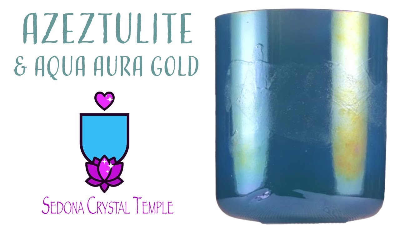Azeztulite & Aqua Aura Gold 