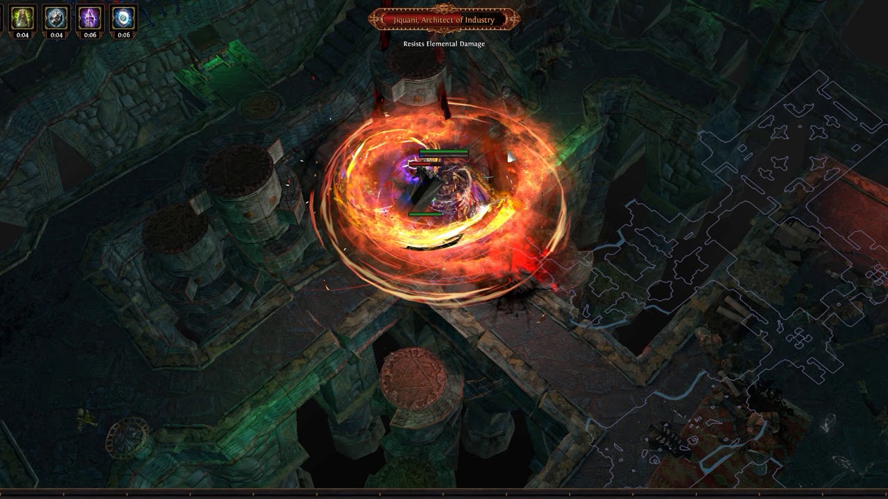 Path of Exile 3.10 - 32:9 test (Cyclone Impale Gladiator)
