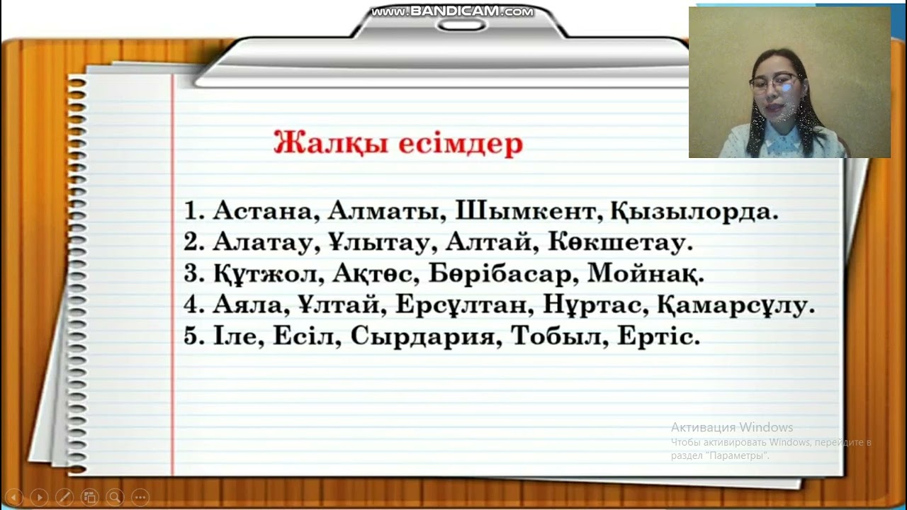 Жалқы есім және жалпы есім/2 сынып/Қазақ тілі