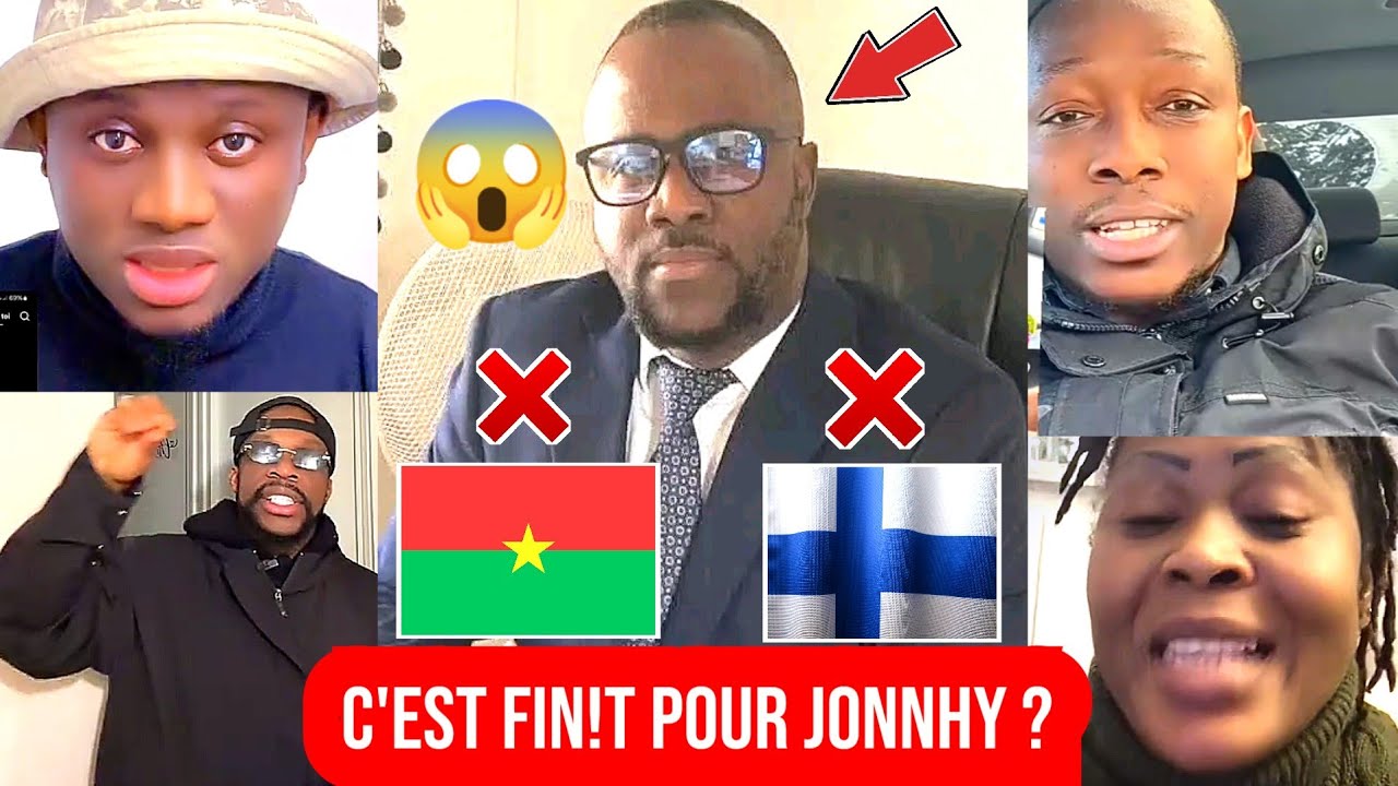 🚨😱Jh0nny patchek0 est aussi cha.ssé du Burkina-faso après la Finlande ?
