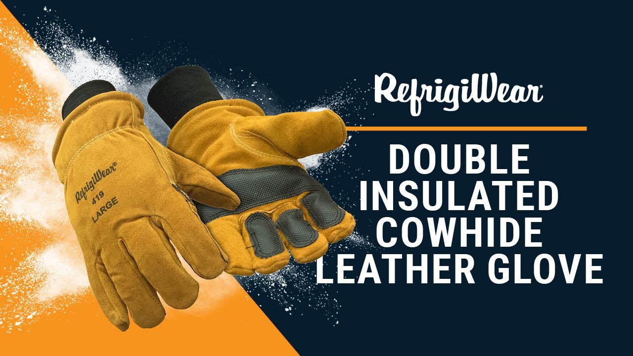 Double Insulated Cowhide Leather Glove