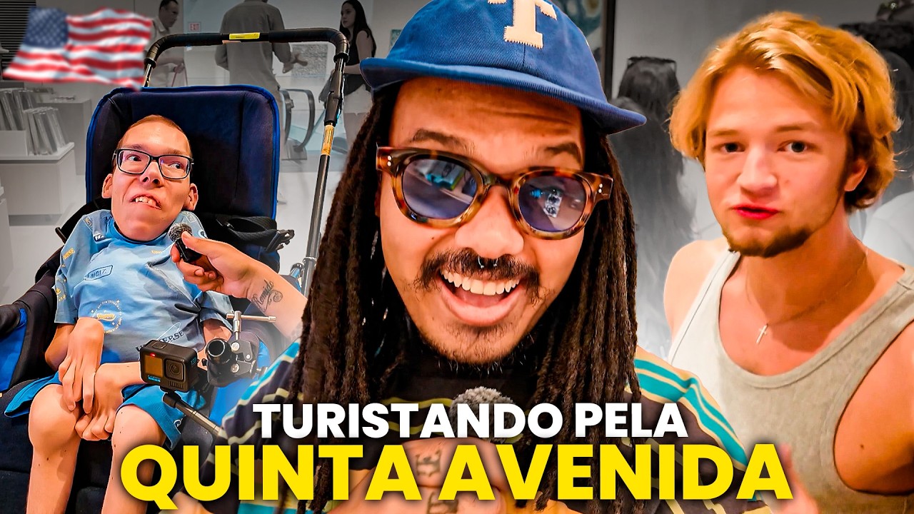 VLOG EUA #04 - Duh Marinho visita a Quinta Avenida, MoMA e Loja da Apple