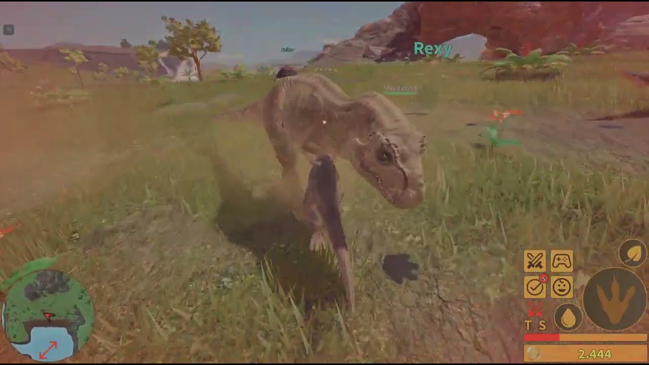 قتالات بجميع ديناصورات و الدر ماب dinosaur life roblox