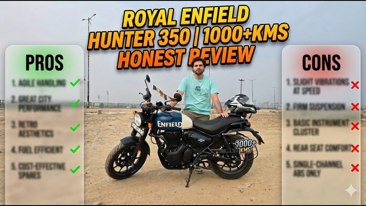 Don't buy this Royal Enfield Hunter 350 before watching this Review | 1000 KM Truth | #hunter350