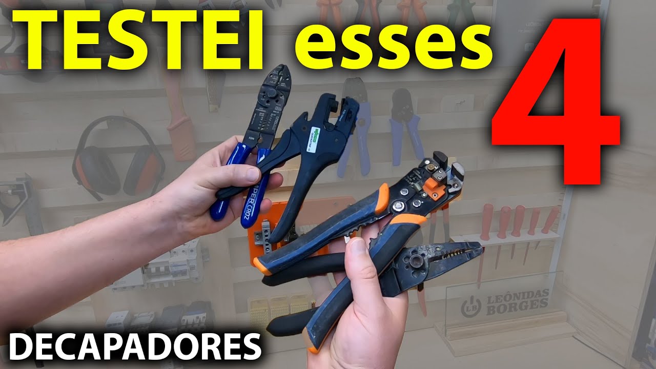 Qual Melhor Alicate Decapador? Fiz o Teste desses 4 tipos de Alicate Decapador. Qual seu Preferido?