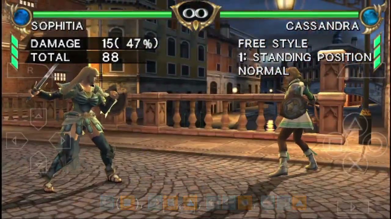 SOPHITIA combo guide soul calibur - broken destiny