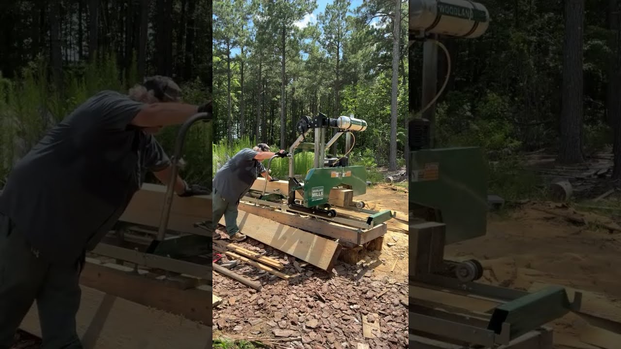 Milling up some 4x4s—-Woodland Mills HM122